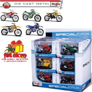 Motomodelli Special Edition scala 1:18 metallo Cross e Stradali COLLEZIONE MOTO STRADALI art.39300 MAISTO