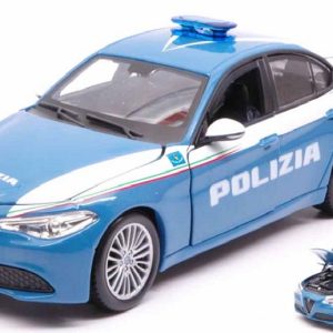 Burago DieCast 1:24 Auto Alfa Romeo Giulia 2016 Polizia 21085