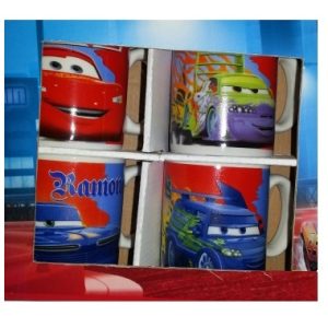 Set 4 Mini tazze Cars