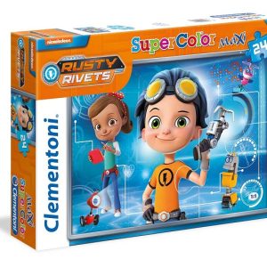 Clementoni Rusty Rivets Maxi Puzzle, 24 Pezzi, 24063