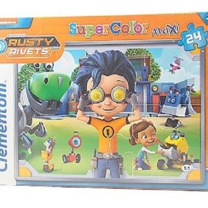 Clementoni Rusty Rivets Maxi Puzzle, 24 Pezzi, 24062
