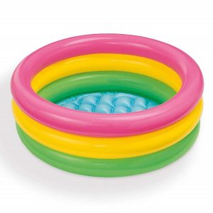 Intex- 57402NP Disney Piscina Baby Sunset, Multicolore, 61 x 22 cm