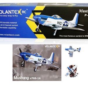 R/c Airplane Mustang 4ch Brushless+ LANYU V768-1A Simulator cable