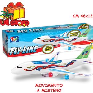 Aereo Jumbo grande con luci e suoni
