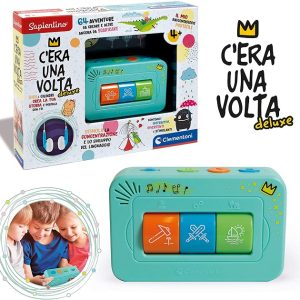Clementoni- Sapientino-C’era Una Volta Deluxe-Storyteller-racconta storie con Cuffie, Bambini 3 Anni+, 17435