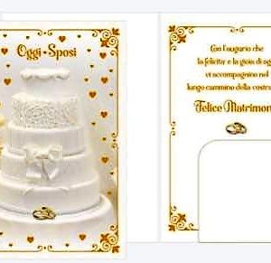 Biglietto d’auguri – Oggi Sposi