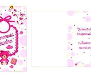 Biglietto d’auguri – Benvenuta Piccolina