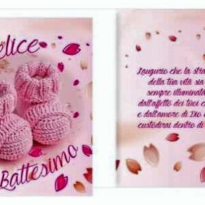 Biglietto d’auguri – Felice Battesimo