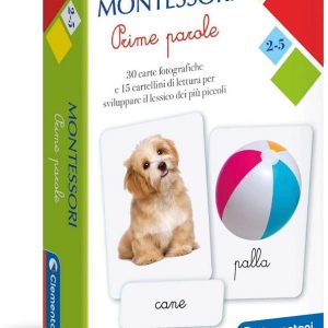 Clementoni Carte Prime Parole Montessori 2 Anni – Made in Italy 16319
