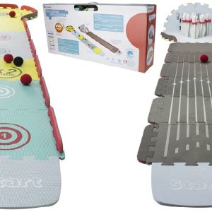 Tatamiz TTMZ104 Tappeto Componibile Gioco 2 in 1 bowling – petanque