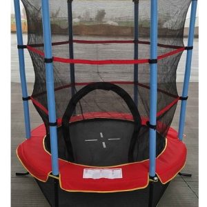 Tappeto Elastico Diametro 140 cm/Rete di Protezione Altezza 150 cm