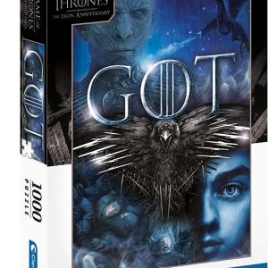 Clementoni Game of Thrones-puzzle adulti 1000 pezzi, Made in Italy, Multicolore, 39589