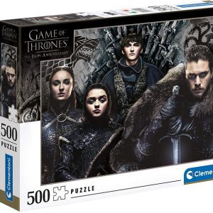 Clementoni Game of Thrones, Puzzle Adulti 500 Pezzi, Made in Italy, Multicolore, 35091