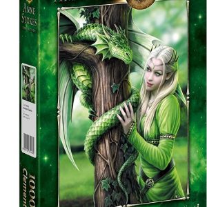 Clementoni- Anne Stokes-Kindred Spirits Puzzle, 1000 Pezzi, Multicolore, 39463