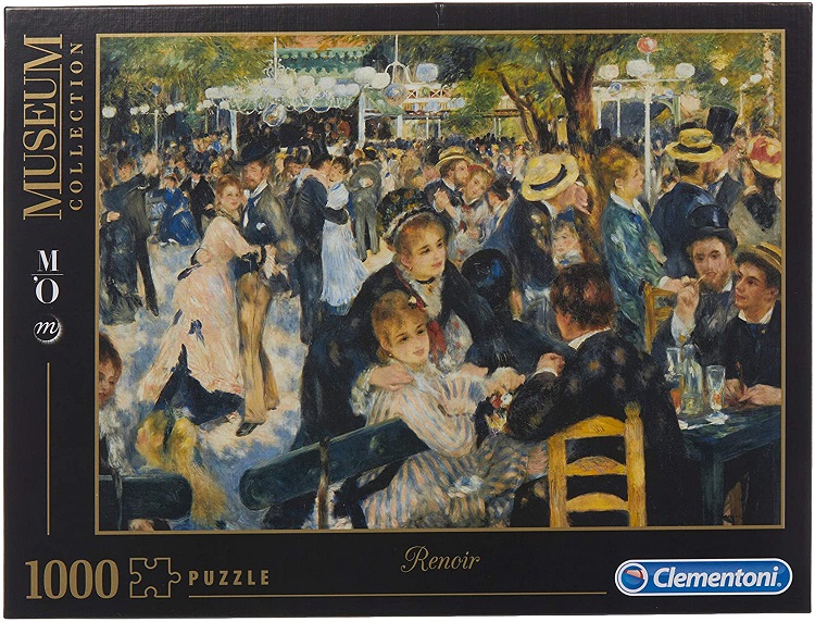 Clementoni- Renoir-Bal du Moulin de la Galette Musee D’Orsay Museum Collection Puzzle, Colore Neutro, 1000 Pezzi, 31412
