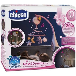 Chicco Next2 Dreams Giostrina 3 in 1 Rosa