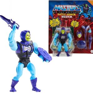 Masters of the Universe – Personaggio Skeletor Battle Armor 15 Cm con accessori  (Vendita singola)