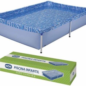 Mor Piscina Gioco fuoriterra forma rettangolare strutturata con telo Ultraresistente Mis. 189x126x42 cm