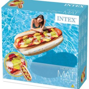 Intex Materassino HotDog – Stampa Realistica, 180 X 89 cm art.58771