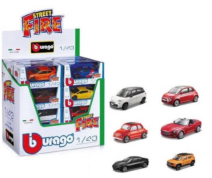 Assortimento Auto scala 1:43 Burago Fiat Fcacod. 390801 - immagine 2