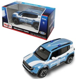 Maisto Polizia Jeep Renegade 1:24 Sogg. in ass. Vendita singola.