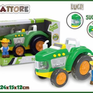 Baby Trattorino Con Luci E Suoni Gioco Giocattolo