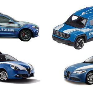 Assortimento Auto Burago Securety Polizia 1:43 Assortimento
