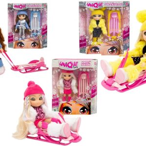 Giochi Preziosi Unique eyes winter holiday  con Occhi Grandi Magici  25 Cm e accessori 3 soggetti in assortimento