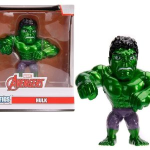 MARVEL  AVENGERS PERSONAGGIO HULK 100% IN METALLO 10 CM CON BRACCIA MOVIBILI