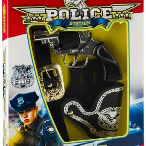 Set Police  Pistola Giocattolo e Cinturone