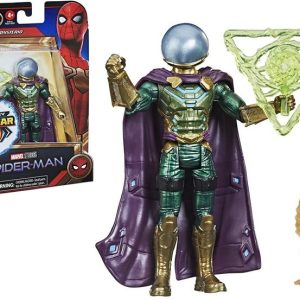 Hasbro Spider-Man – Mysterio con Armatura Mystery Web Gear, Action Figure 15 cm, Ispirata al film di Spider-Man “No Way Home”