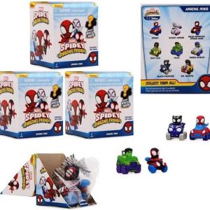 Spidey & Frends Mini Veicoli in Box sorpresa con personaggio Spidey & Frends assortiti (VENDITA SINGOLA)