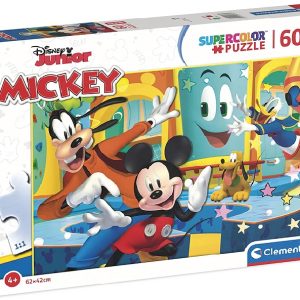 Clementoni 26438 – Mickey Mouse  Maxi Puzzle, 60 Pezzi
