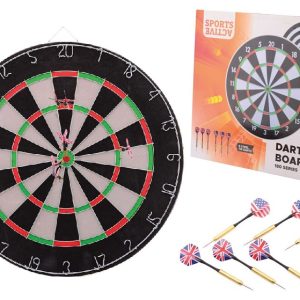 Sport Active – Gioco delle Freccette diametro 45 cm con 6 Freccette professionali
