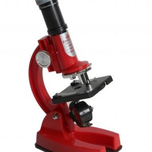 ODG – Primo Microscopio con ottiche regolabili 100x 450x 900x  col.rosso
