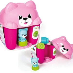 Clementoni- Soft Clemmy-Kitty & Puppy, mattoncini Morbidi