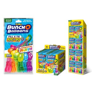 Zuru – Buncho Balloons Tropical Party Bombe d’Acqua di colori assortiti 100 palloncini in 60 secondi