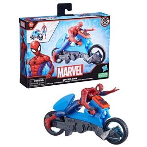Spiderman – Personaggio con Moto