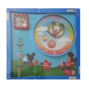 Set Orologio da Camera e da polso Disney Topolino