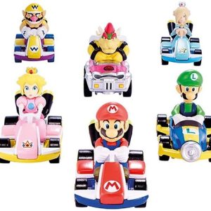 Jakks Automodelli Mario Kart Veicolo in Metallo in Scala 1:64 Sogg.Mario