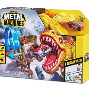 Metal machines pista t-rex doppio loop con auto