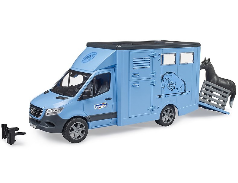 Bruder mb sprinter trasporto animale 02674