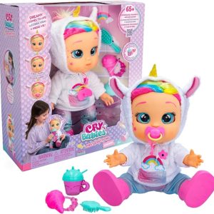 Cry Babies First Emotions Dreamy, Bambola Interattiva con più di 65 Espressioni, Movimenti e Versi da Bambino