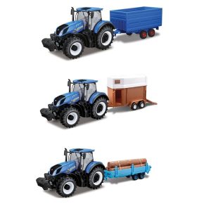 New Holland – Trattore Con Rimorchio 1:32 ass.