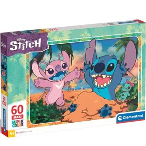 Clementoni – Disney Stich 60 Pz. Maxi