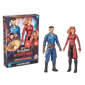 Doctor Strange & Scarlet Wicht Multiverse of Madness coppia di personaggi 30 cm