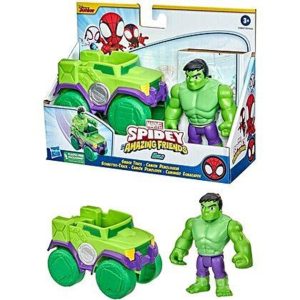 Spidey & Frends Veicolo con personaggio Hulk
