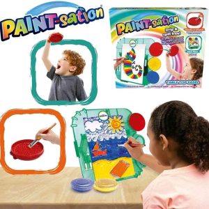 Paint Station – Cavalletto da tavolo Giocare senza sporcare colori lavabili