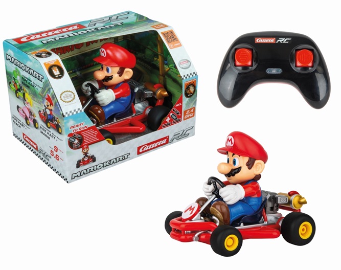Carrera Toys RC 2.4 GHz Mario Kart Race con Suoni Auto da Corsa Radiocomandata con Batterie Ricaricabili, Gioco Adatto per Bambini dai 6+ - immagine 2