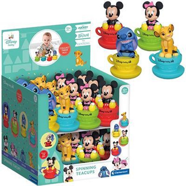 Baby Clementoni – Personaggi Disney Assortiti trottole spinning - immagine 2